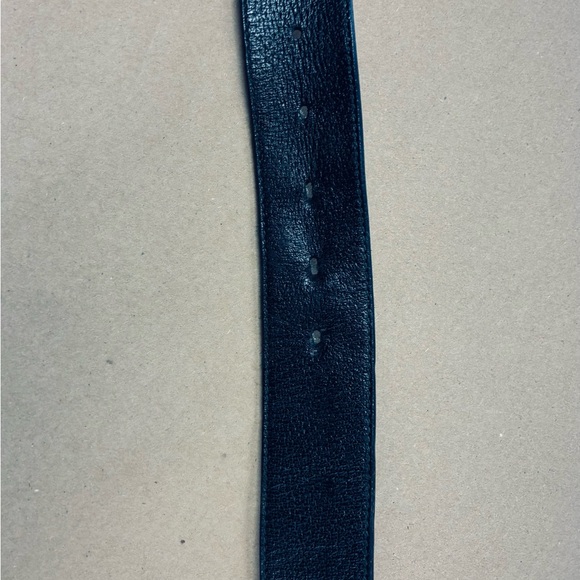 Gucci Double G Buckle Leather Belt - Black / Antique Brass (Size 100/40) - Picture 5 of 5